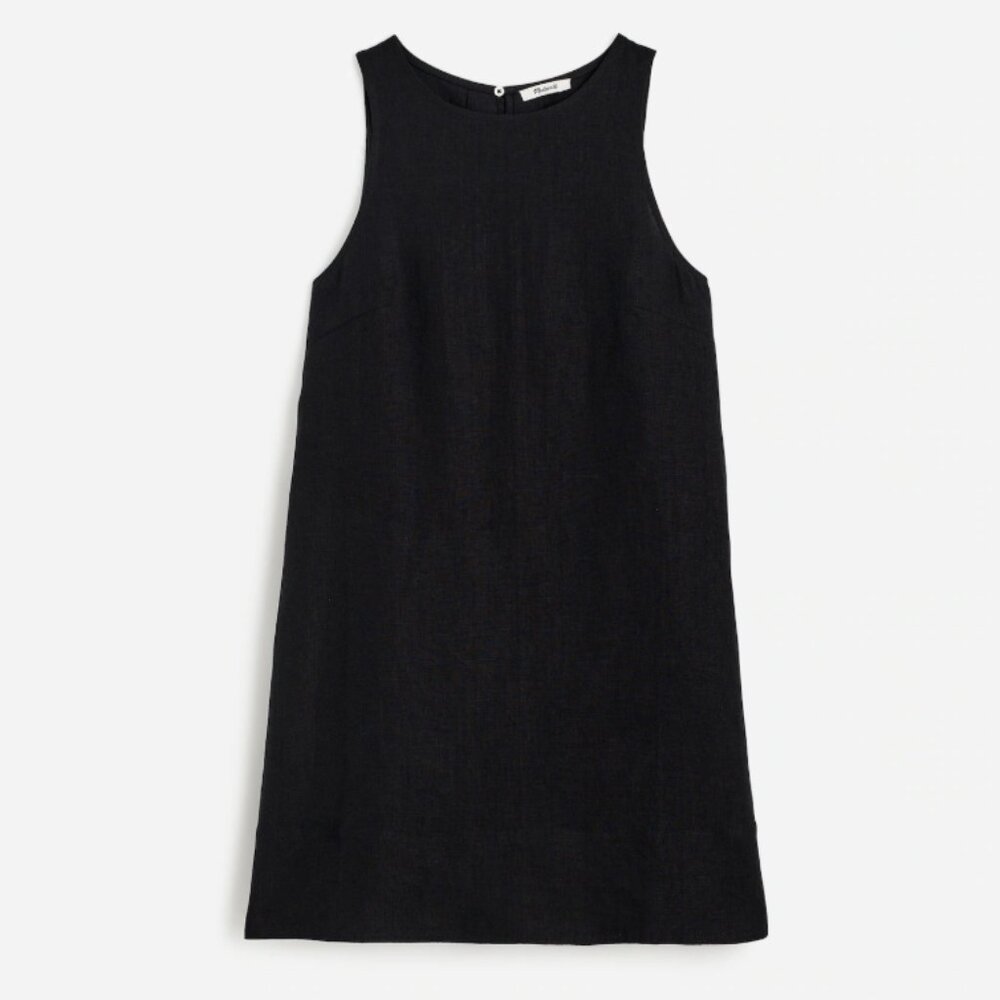 NWT Madewell XXS Mini Shift Dress in Linen - Picture 6 of 9